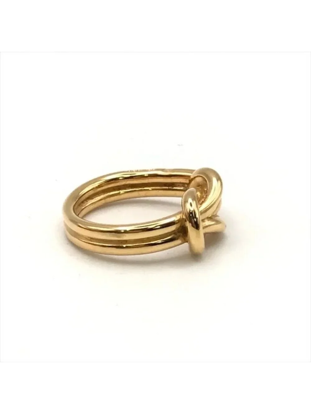 Hermes Atame Scarf Ring Gold Metal Closure - Picture 6 of 9